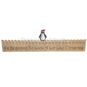 Christmas Countdown Plaque