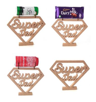 Super Dad Beer Can/Chocolate Holder
